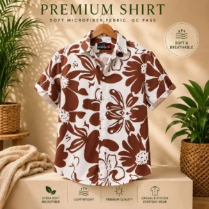 Premium Half Sleeve Printed Shirt For Men — SH-702